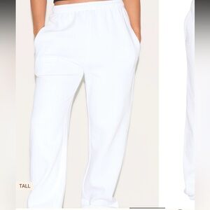 White Jogger Pants